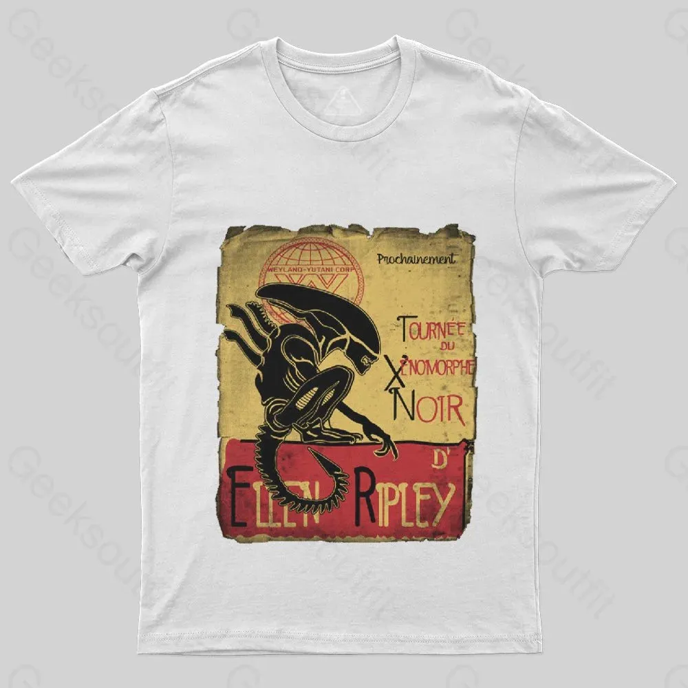 Tournee Du Xenomorphe Doir T-Shirt - Image 7
