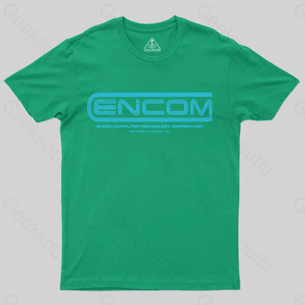 TRON - ENCOM Summer Sky T-Shirt - Image 6