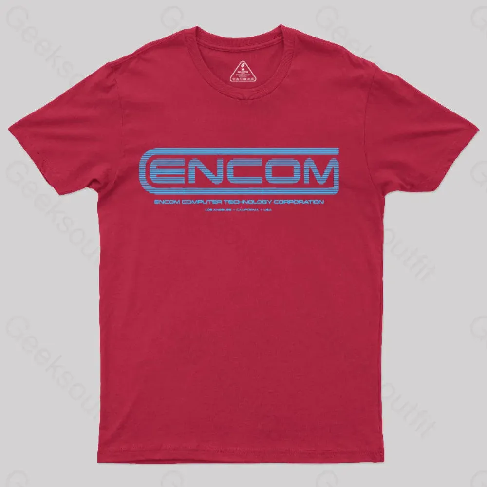 TRON - ENCOM Summer Sky T-Shirt - Image 7