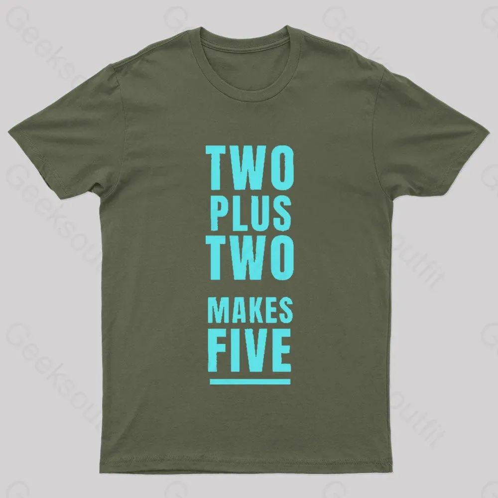 Two Plus Two Makes Nerd T-Shirt - Image 3