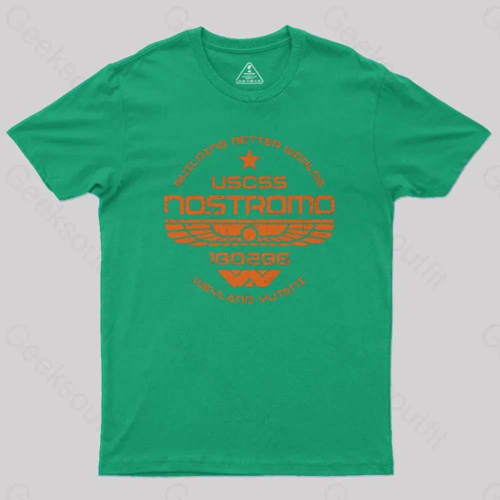 USCSS Nostromo Geek T-Shirt - Image 4