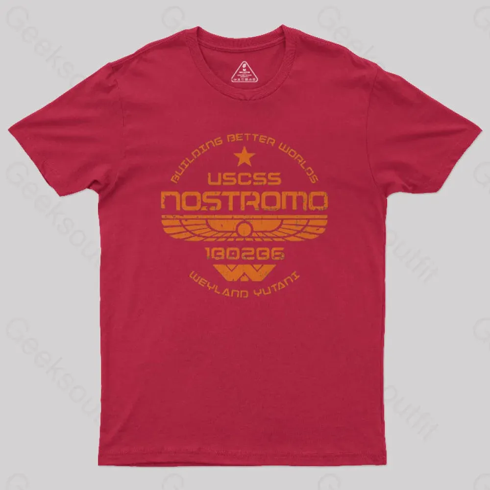 USCSS Nostromo Geek T-Shirt - Image 7
