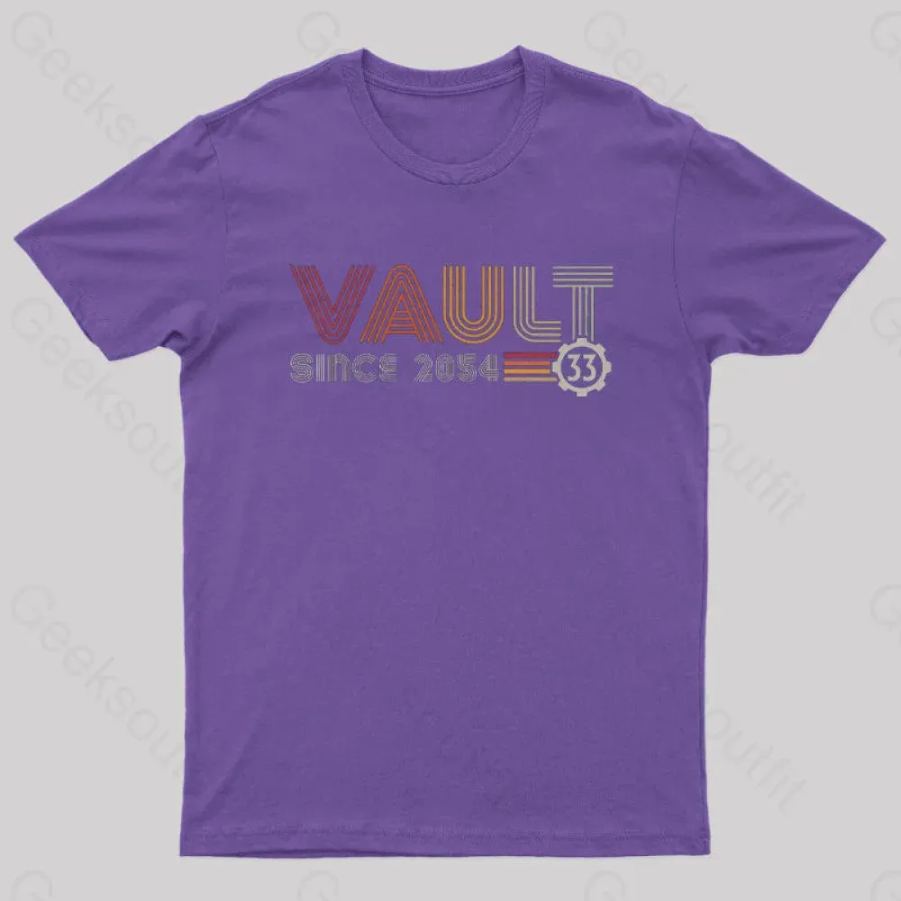 Vault since 2054 Nerd T-Shirt - Image 4