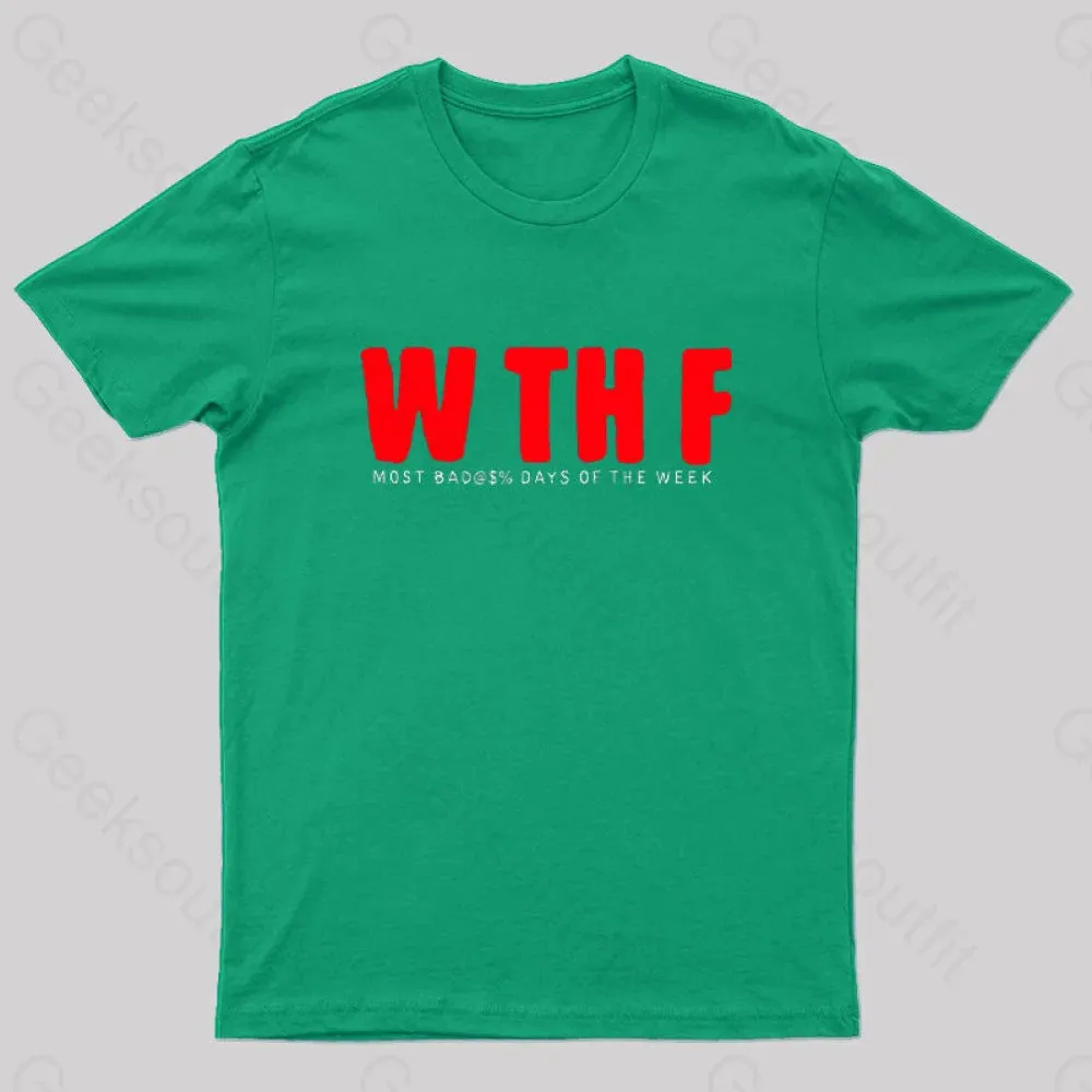 W Th F Nerd T-Shirt - Image 4