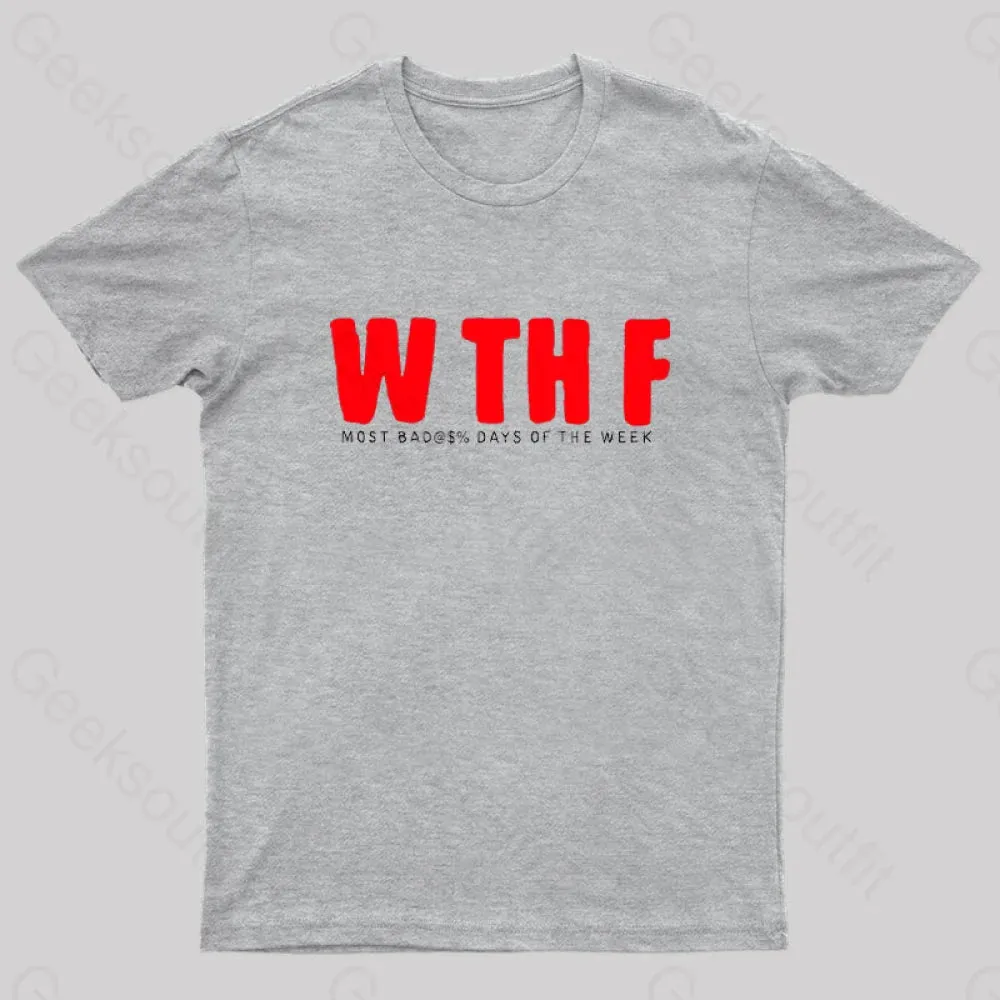 W Th F Nerd T-Shirt - Image 6