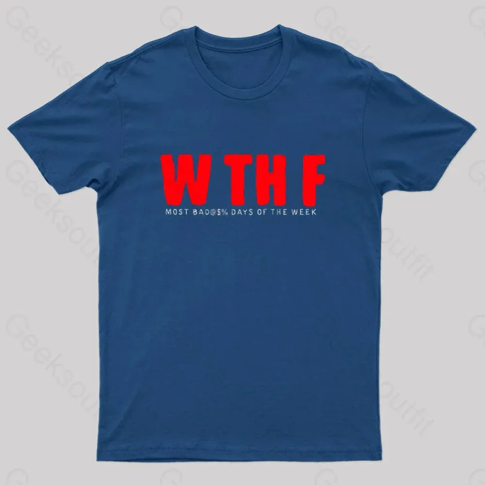 W Th F Nerd T-Shirt - Image 2