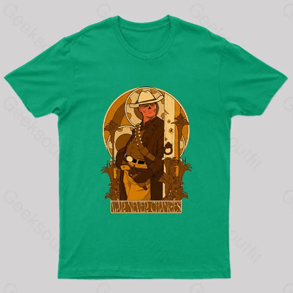 War Never Changes Nerd T-Shirt - Image 5