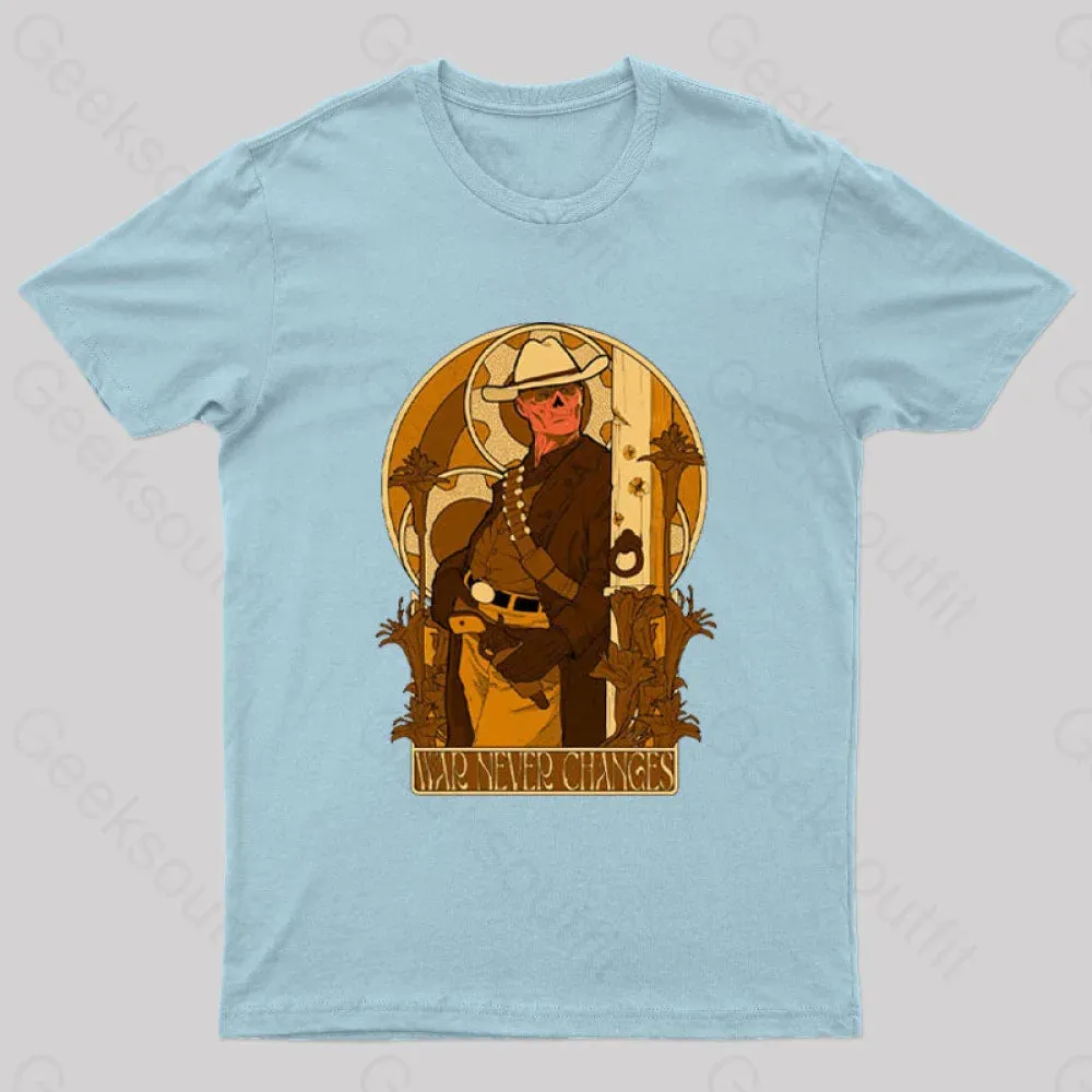 War Never Changes Nerd T-Shirt - Image 8