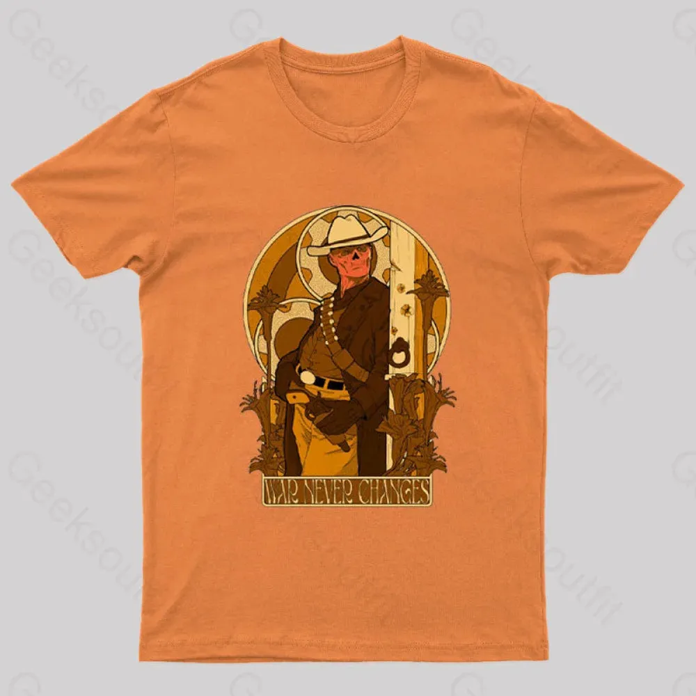 War Never Changes Nerd T-Shirt - Image 9