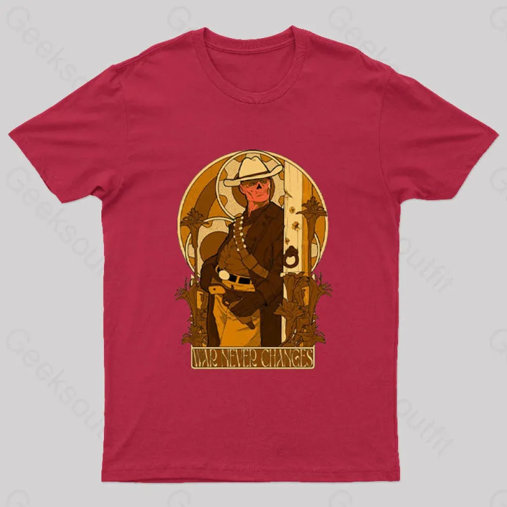 War Never Changes Nerd T-Shirt - Image 4