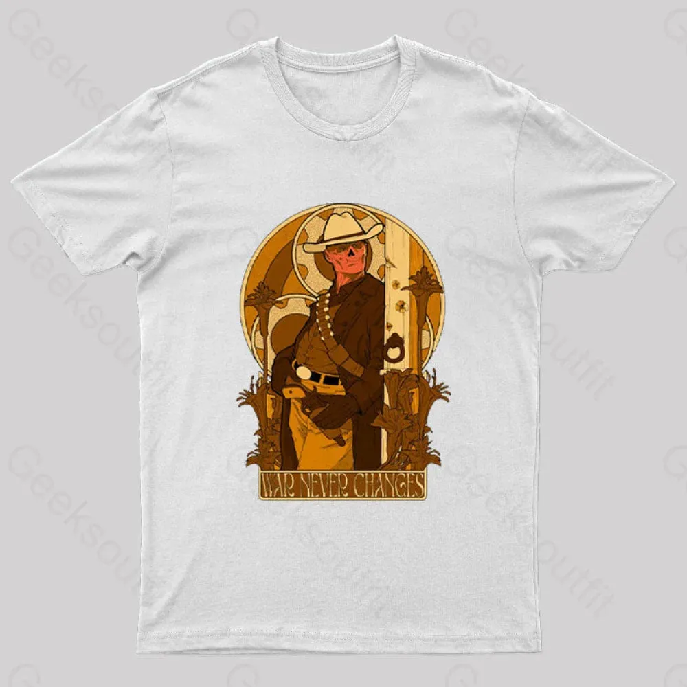 War Never Changes Nerd T-Shirt - Image 11