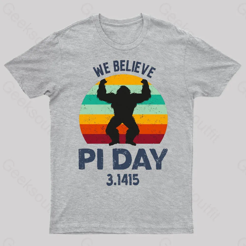 We Believe Pi Day Nerd T-Shirt - Image 5