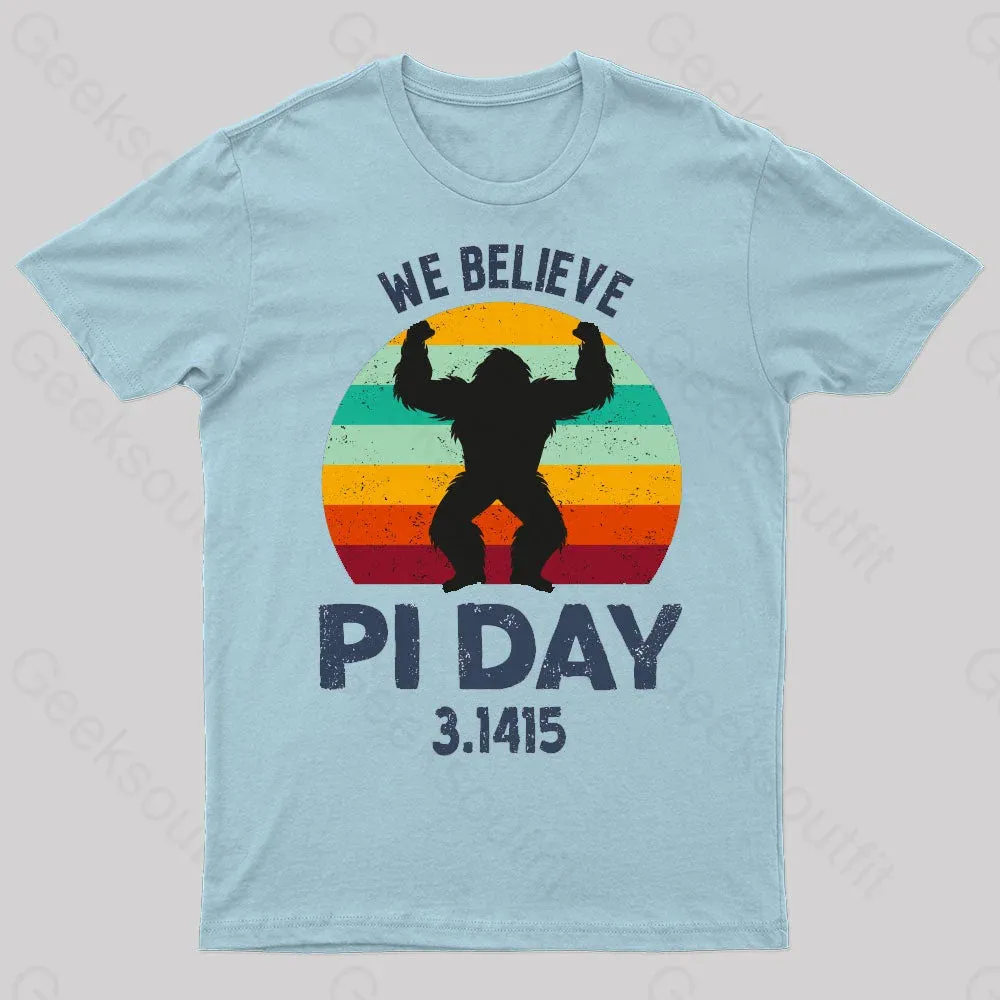 We Believe Pi Day Nerd T-Shirt - Image 6