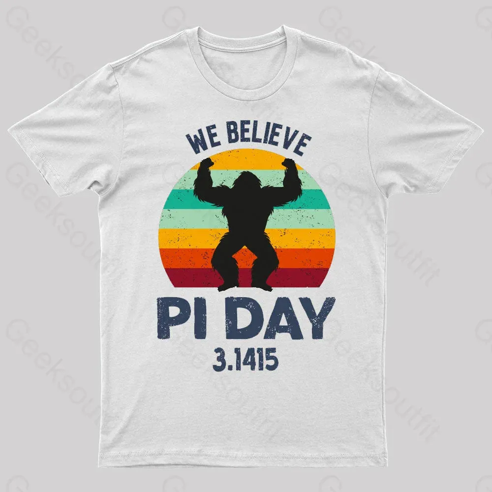 We Believe Pi Day Nerd T-Shirt - Image 7