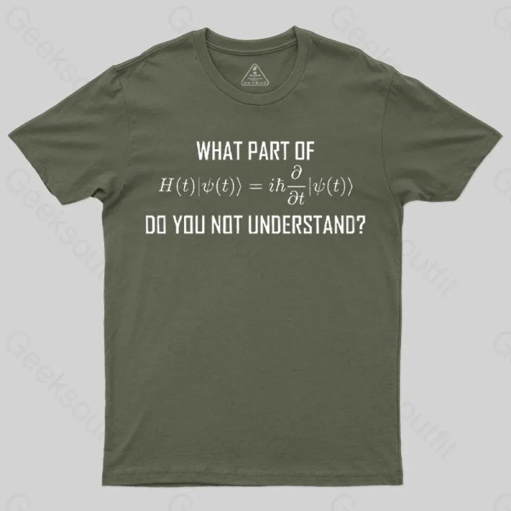 What Part of Science Equation Do You Not Understand-T-Shirt - Image 3