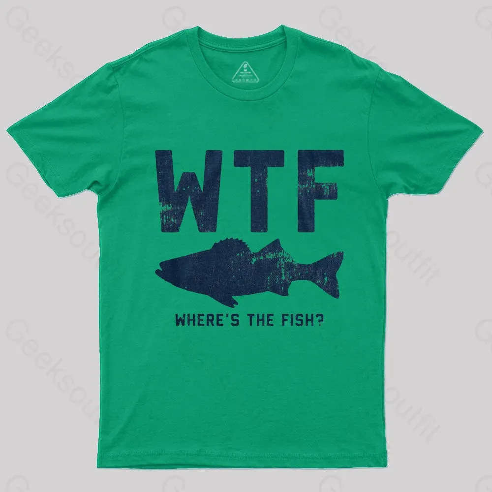 Where's The Fish Geek T-Shirt - Image 2