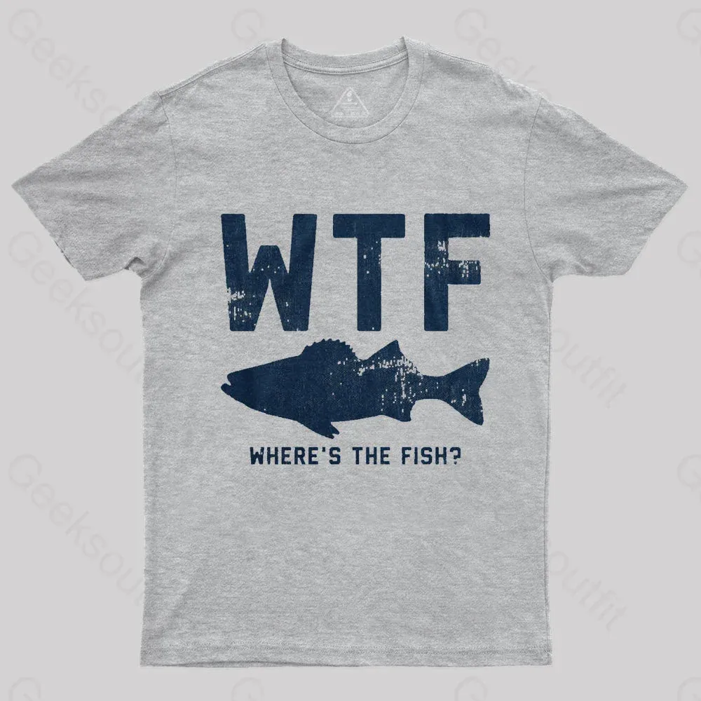 Where's The Fish Geek T-Shirt - Image 5