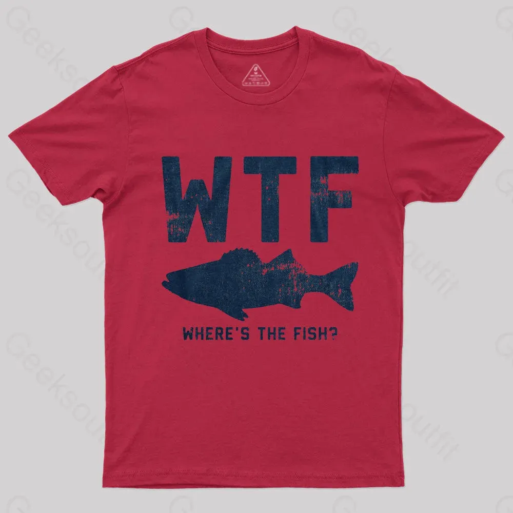 Where's The Fish Geek T-Shirt - Image 3
