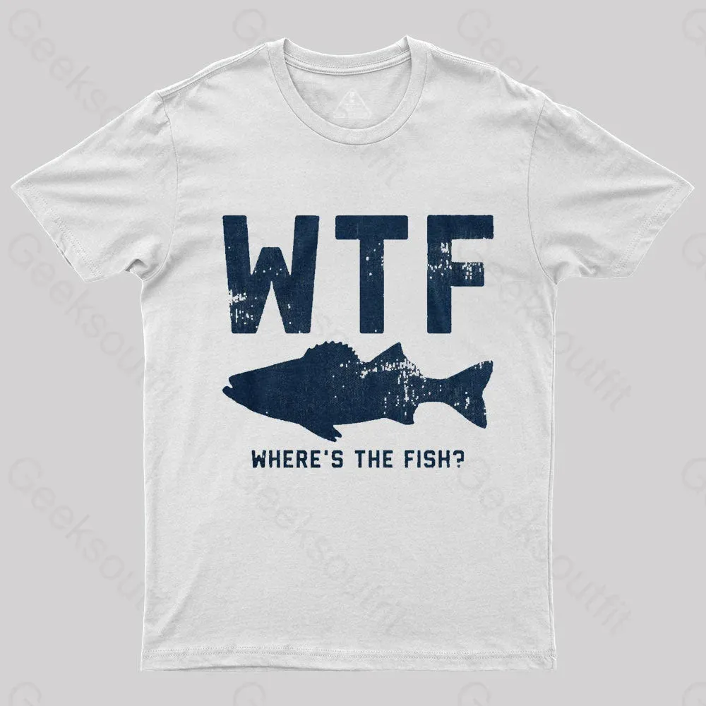 Where's The Fish Geek T-Shirt - Image 4