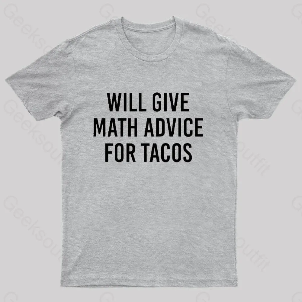 Will Give Math Advice T-Shirt - Image 10
