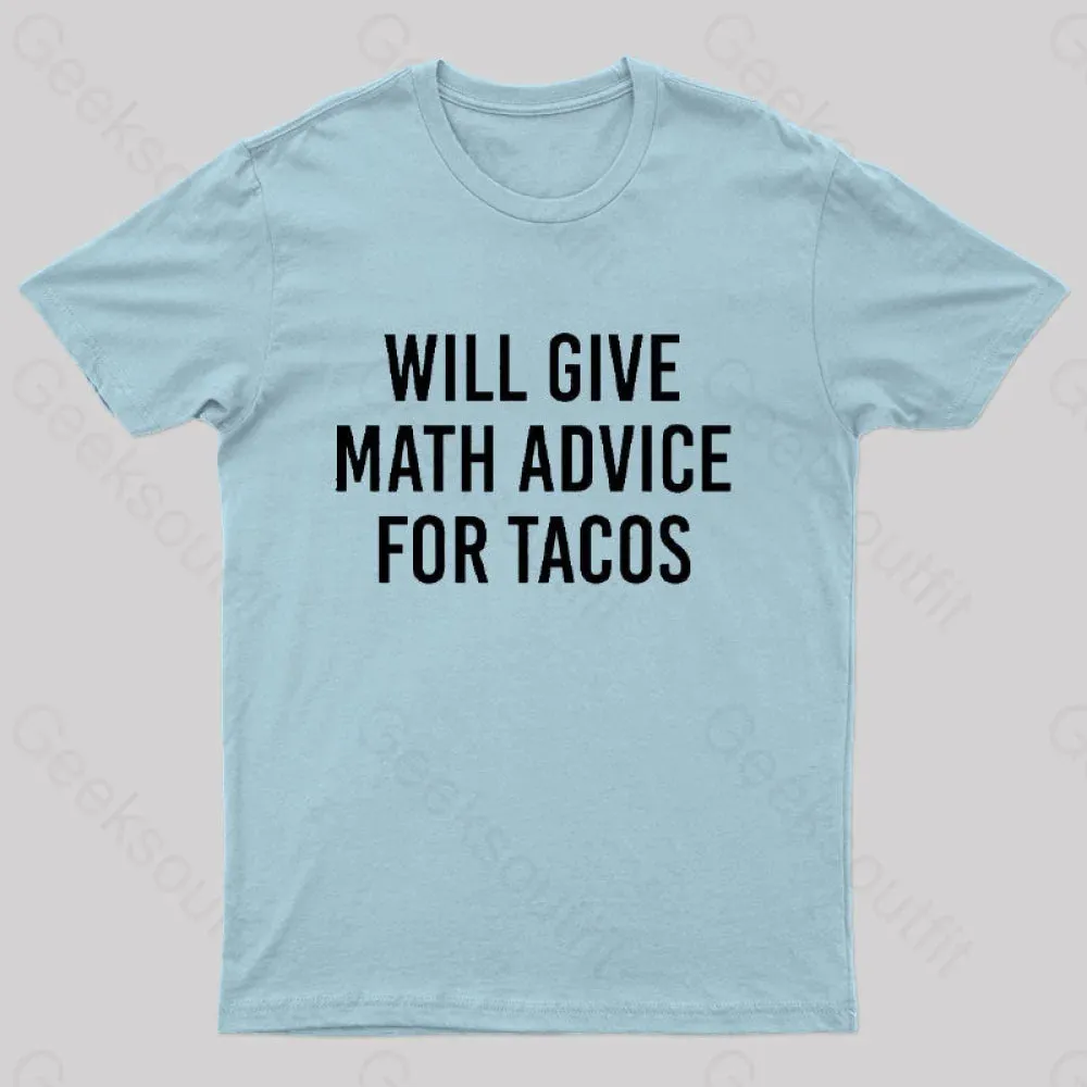Will Give Math Advice T-Shirt - Image 6