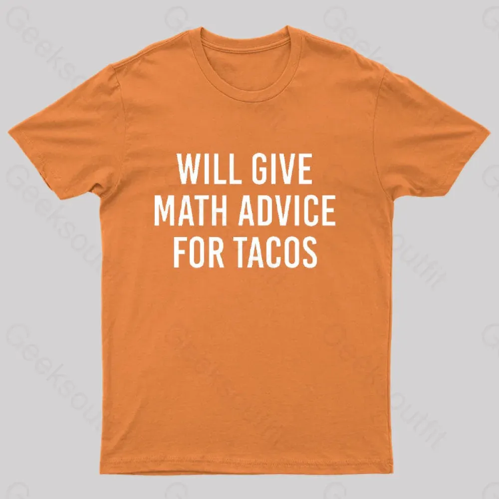 Will Give Math Advice T-Shirt - Image 8