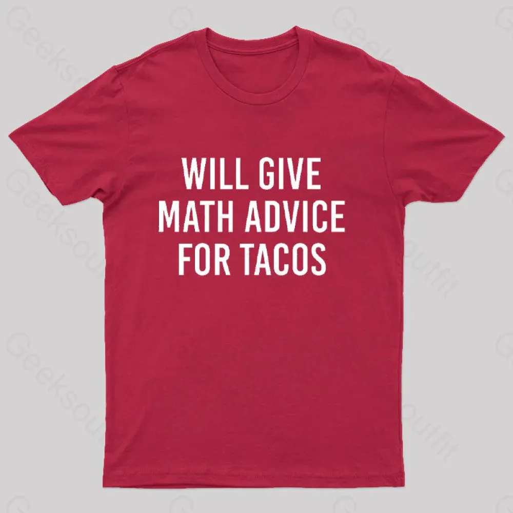 Will Give Math Advice T-Shirt - Image 7
