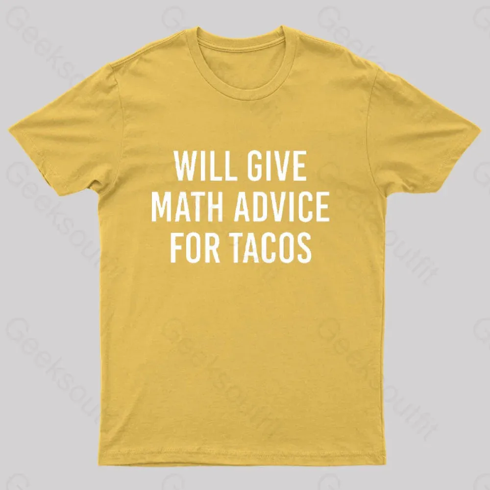 Will Give Math Advice T-Shirt - Image 9