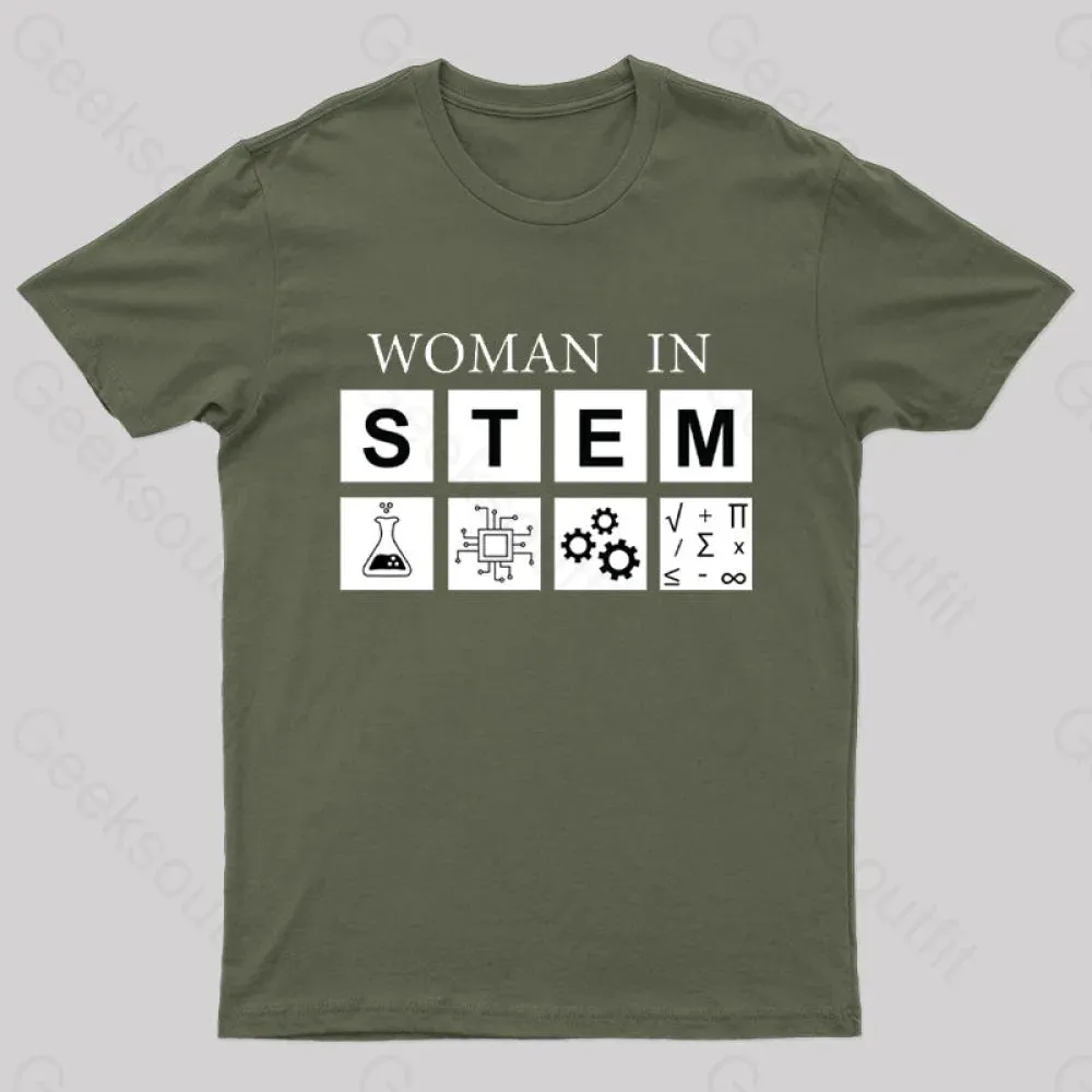 Woman in Stem Geek T-Shirt