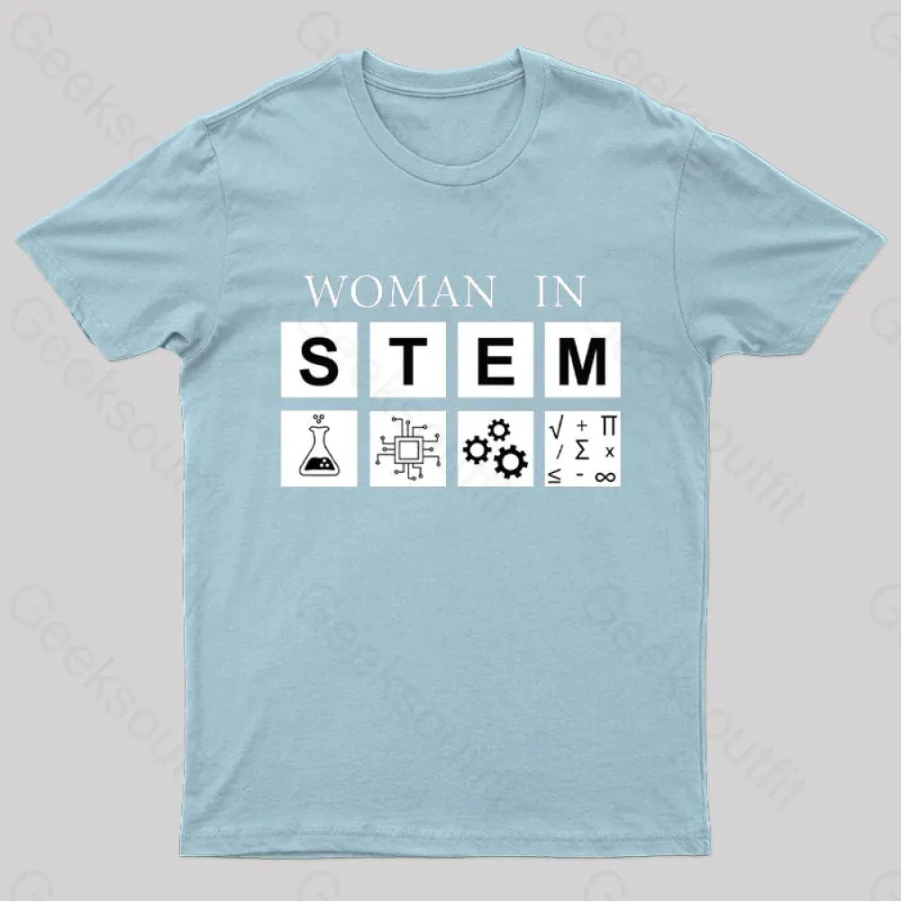 Woman in Stem Geek T-Shirt - Image 6