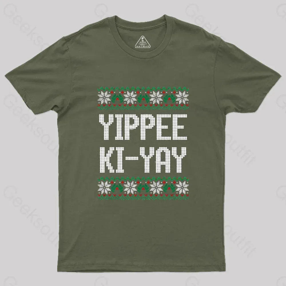 Yippee Ki-Yay Geek T-Shirt - Image 4